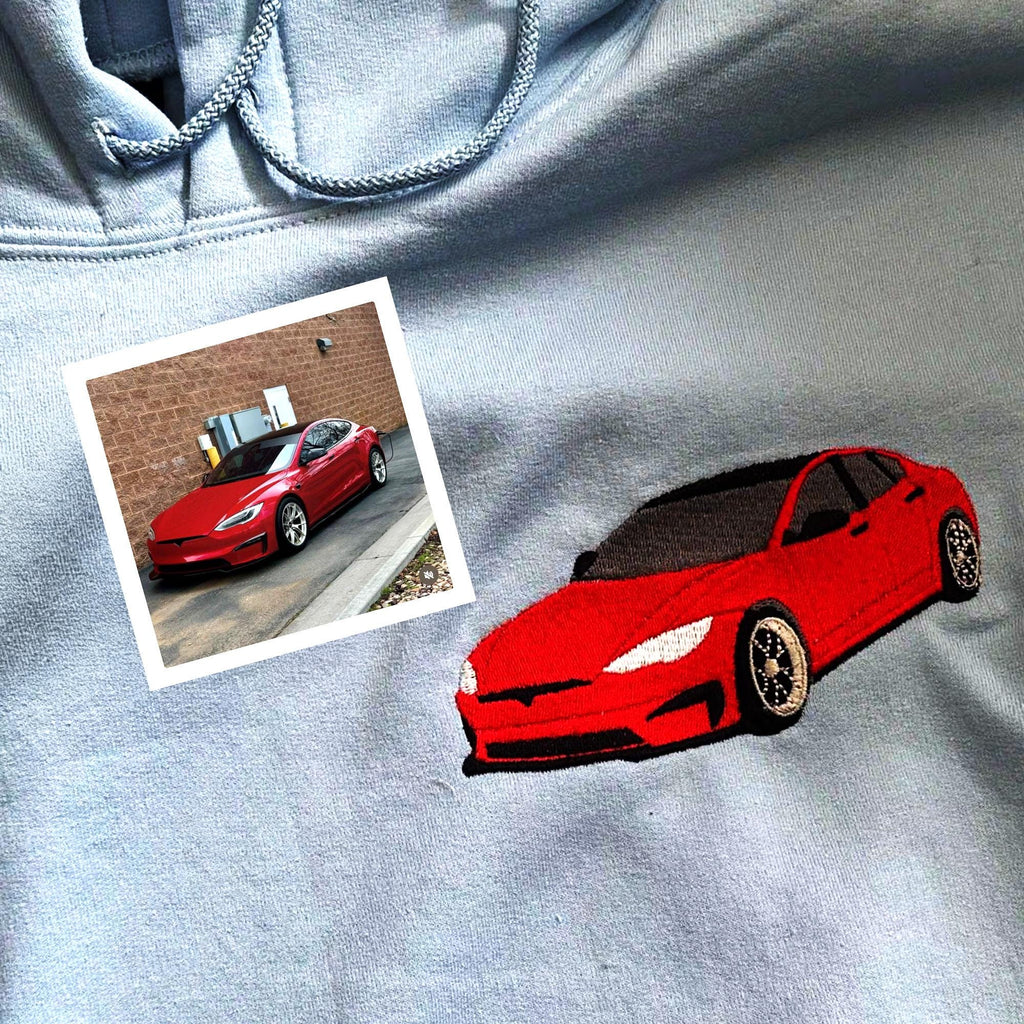 Custom Embroidered Car V2 Sweatshirt