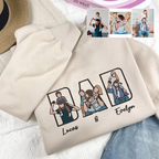 Custom Family Embroidered Sweatshirt – Gift for Papa, Dad or Mama