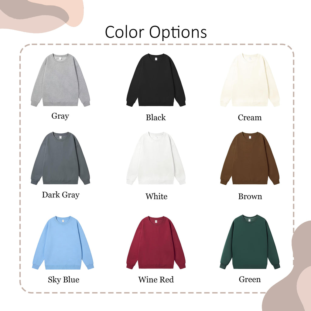 Embroidered Custom College Sweatshirt