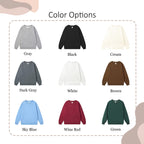 Embroidered Custom College Sweatshirt