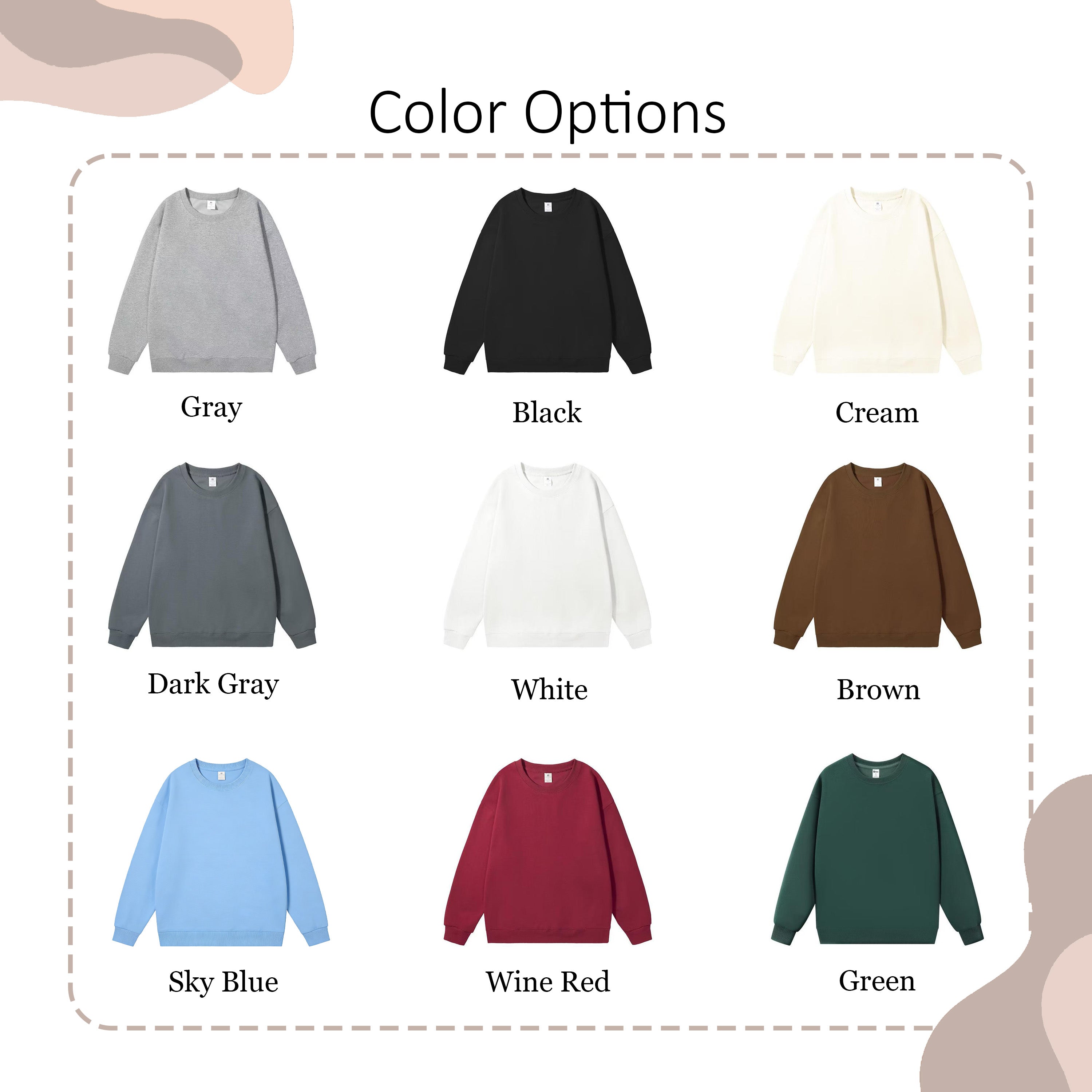 Embroidered Custom College Sweatshirt