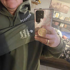 Custom Mama Embroidered Sweatshirt With Kids Names On Sleeve