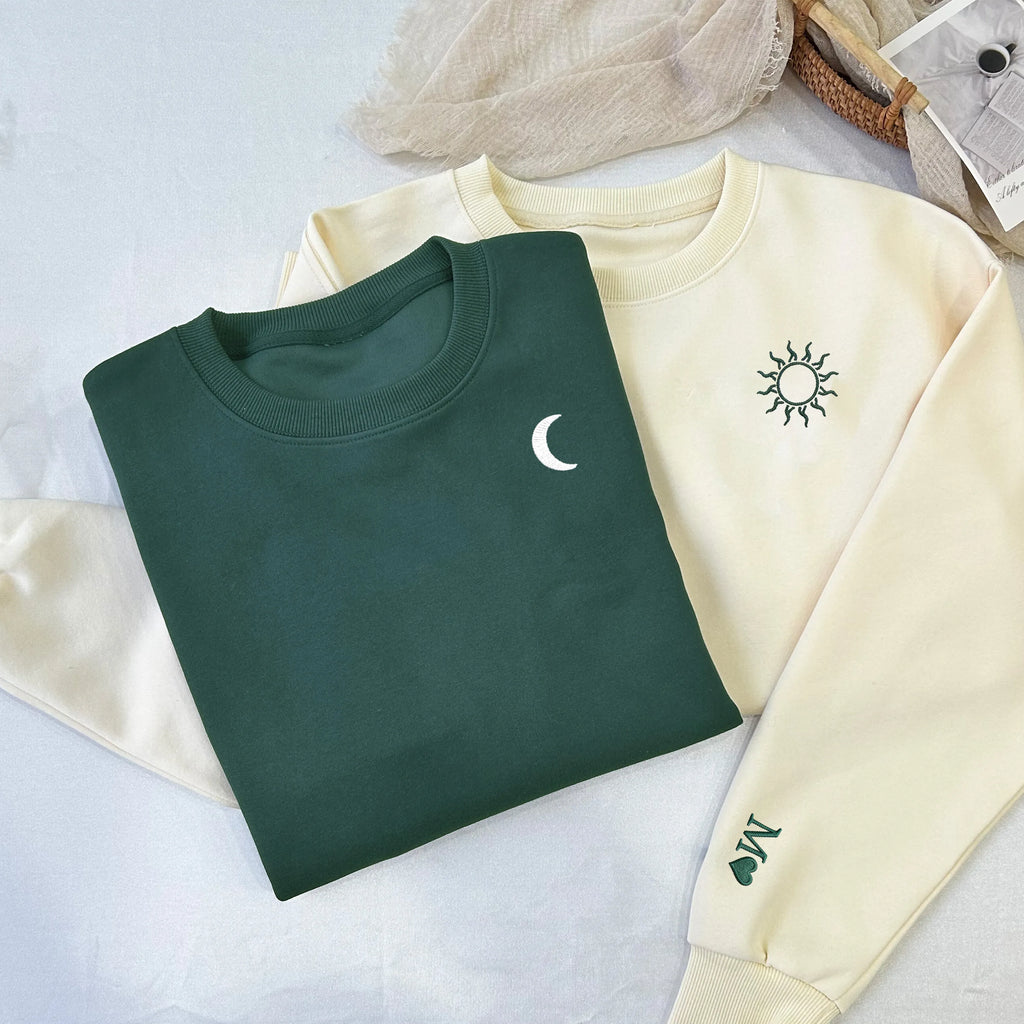 Custom  Sun and Moon Sweatshirt