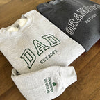 Custom Embroidered Sweatshirt, Gift For New Dad, Father's Day Gift