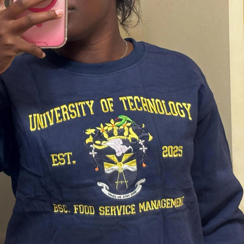 Embroidered Custom College Sweatshirt