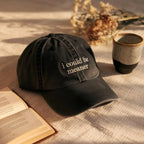 Embroidered I Could Be Meaner Baseball Hat