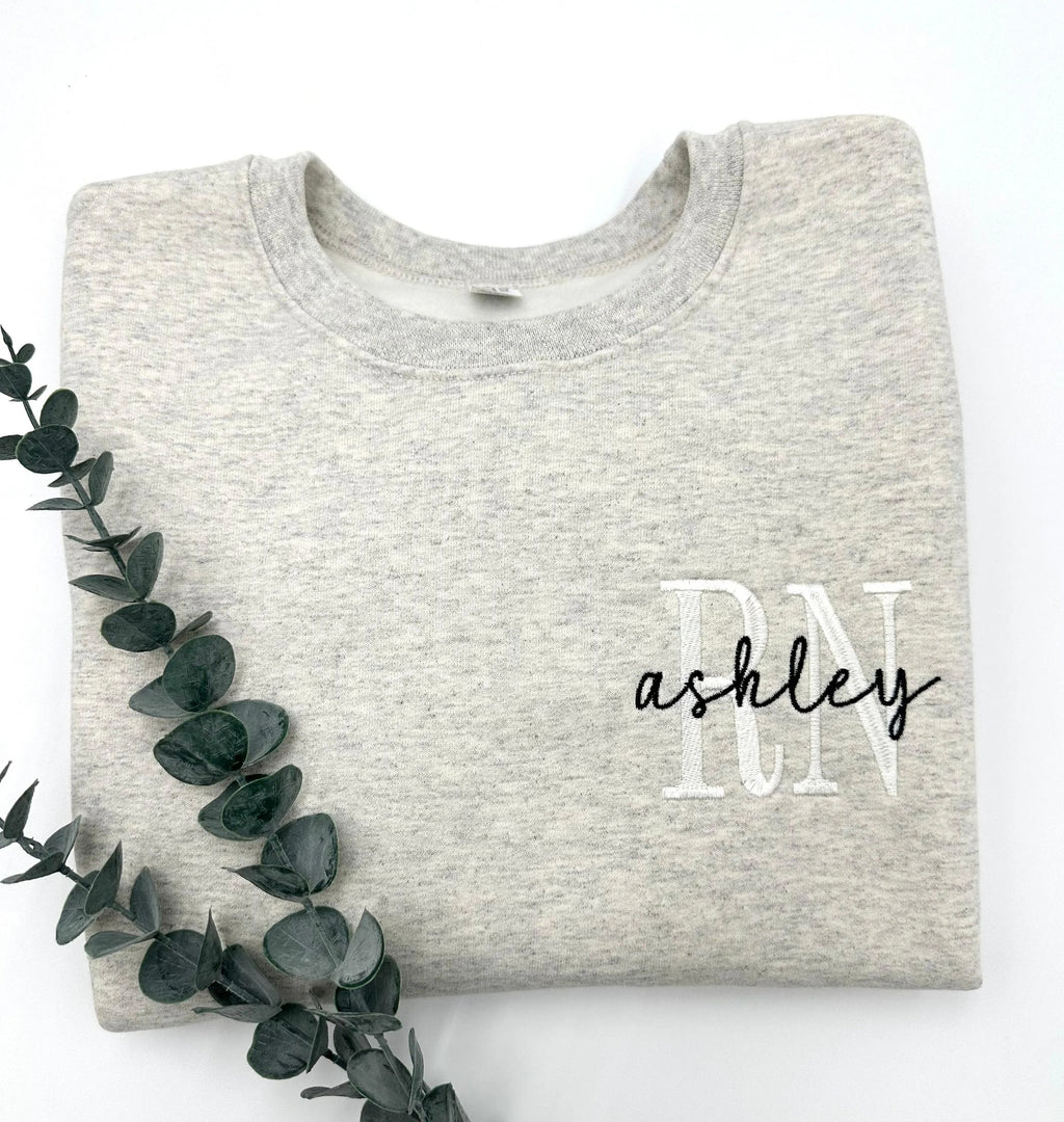 Embroidered Nurse Sweatshirt Hoodie，Nursing School Gift