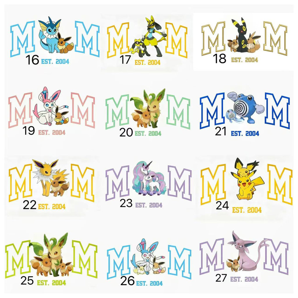 Personalized Mom PKM Embroidered Sweatshirt