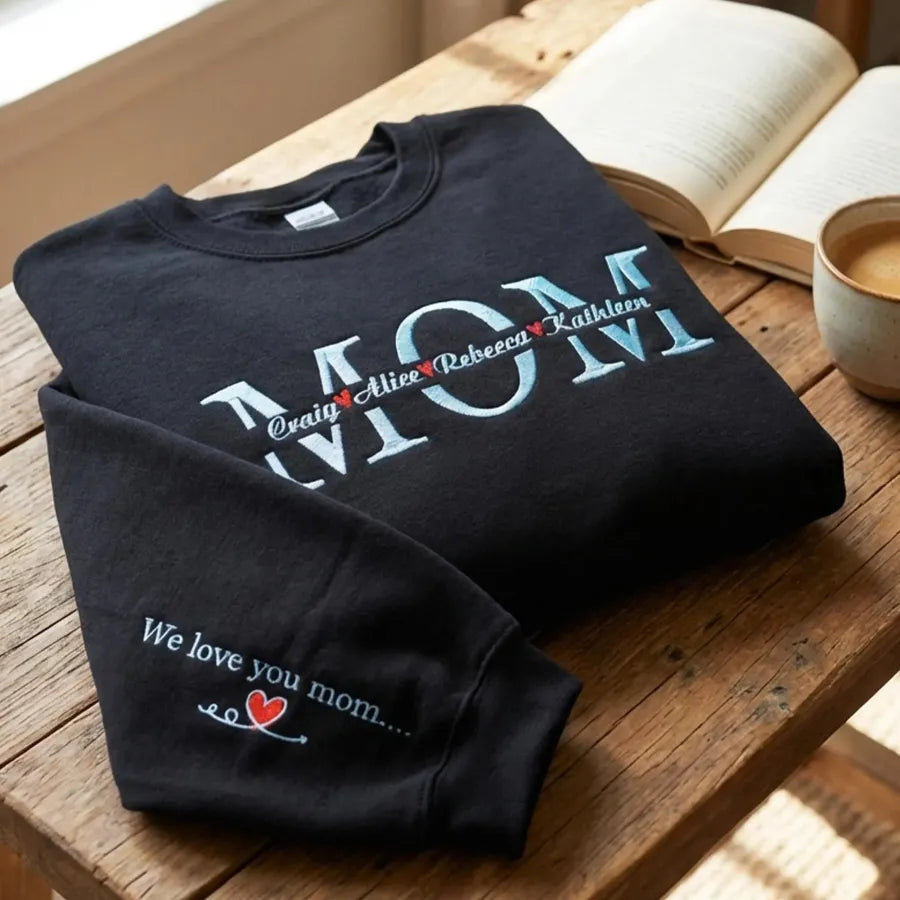 Personalized Mama Crewneck with Kids Names