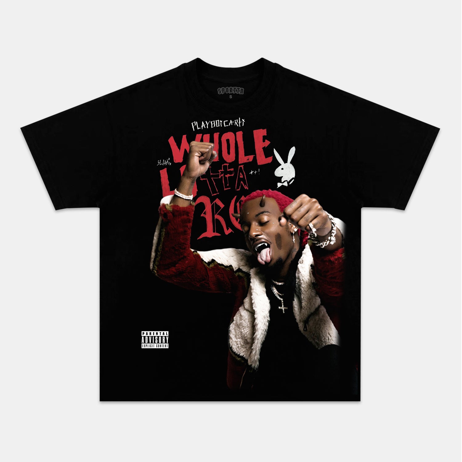 WHOLE LOTTA RED & PLAYBOI CARTI V3 TEE