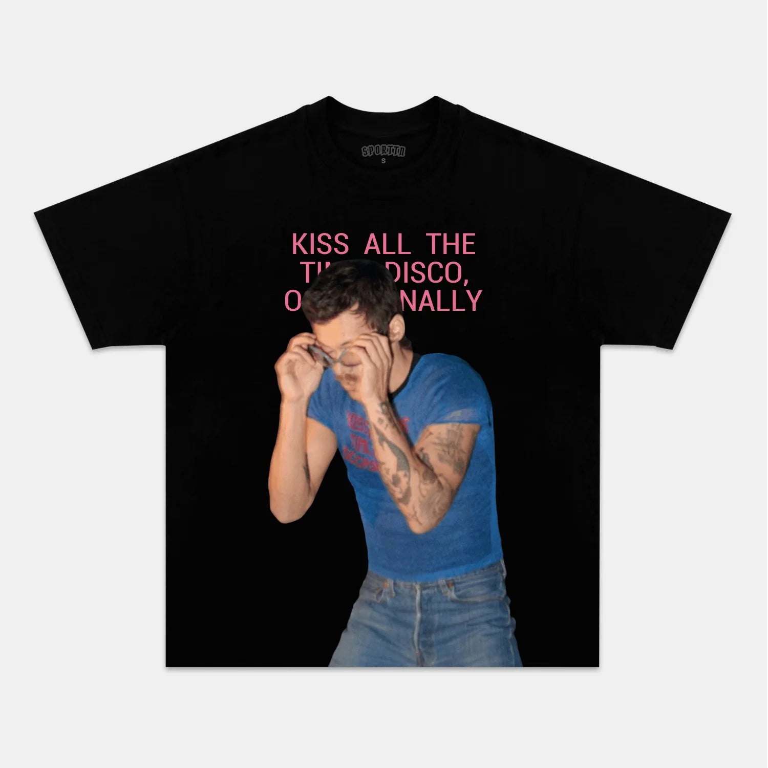 HARRY STYLES & KISS ALL THE TIME. DISCO, OCCASIONALLY V3 TEE