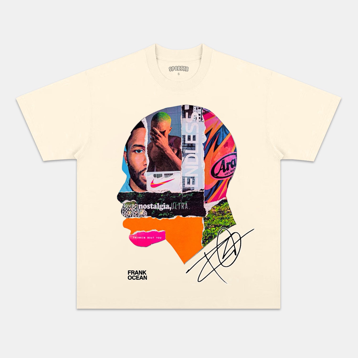 FRANK OCEAN & HEAD COLLAGE TEE