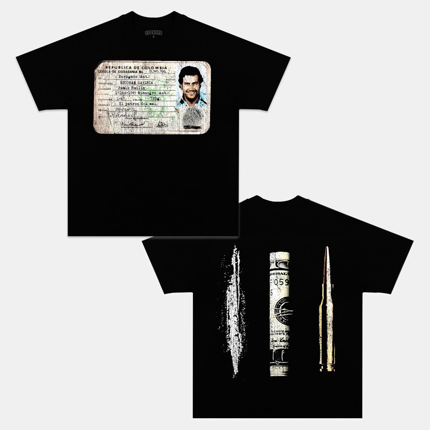 PABLO ESCOBAR V2 TEE