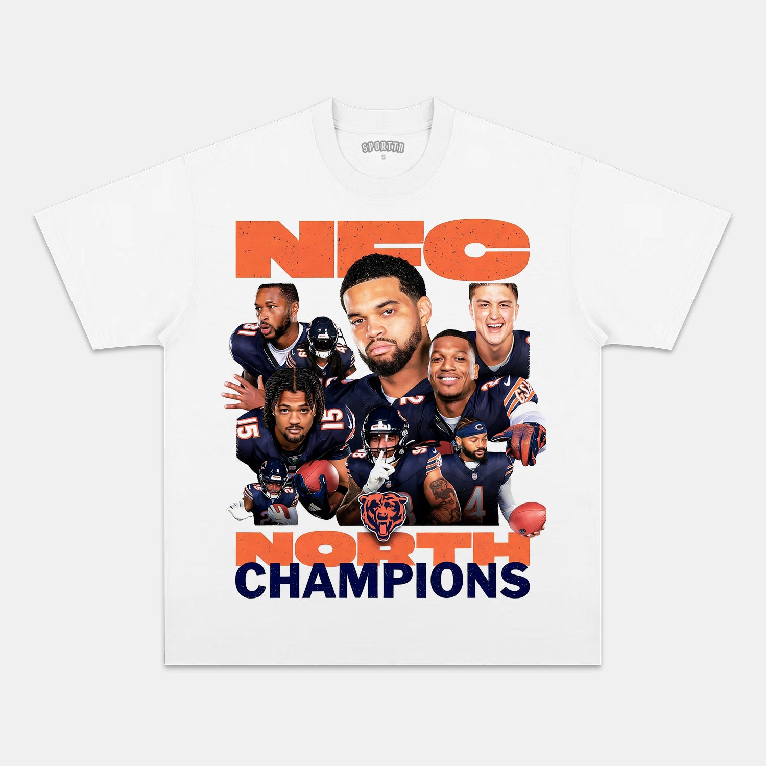 CHICAGO BEARS & NFC NORTH CHAMPIONS TEE