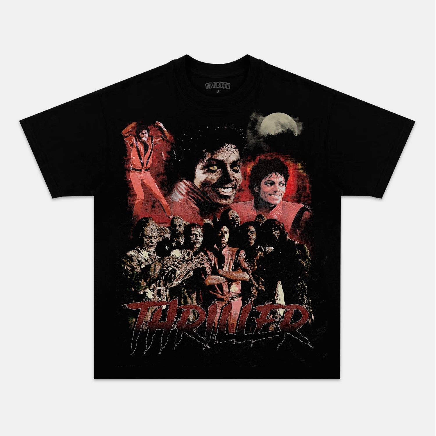 MICHAEL JACKSON & THRILLER TEE