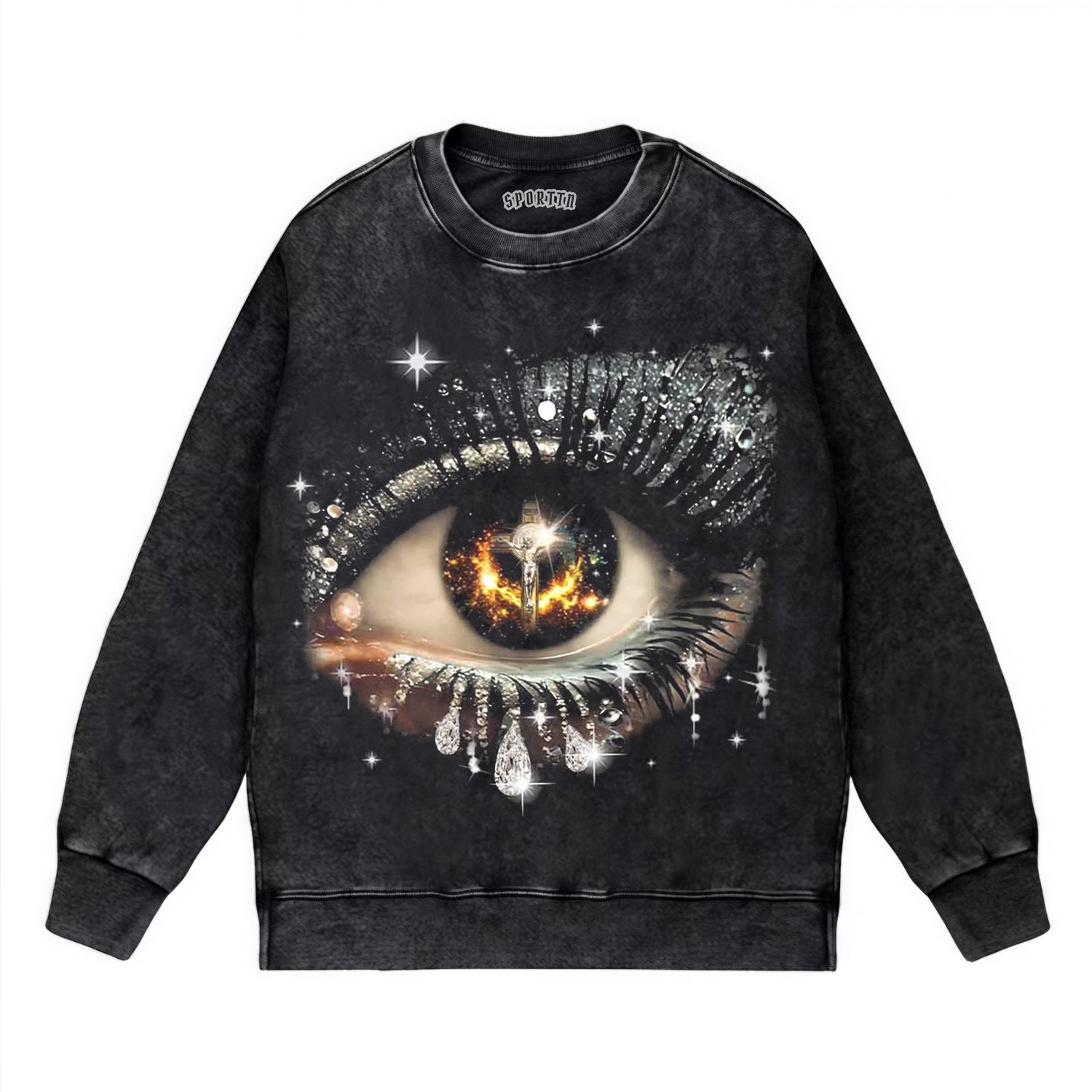 RETRO CROSS STAR EYES TEE