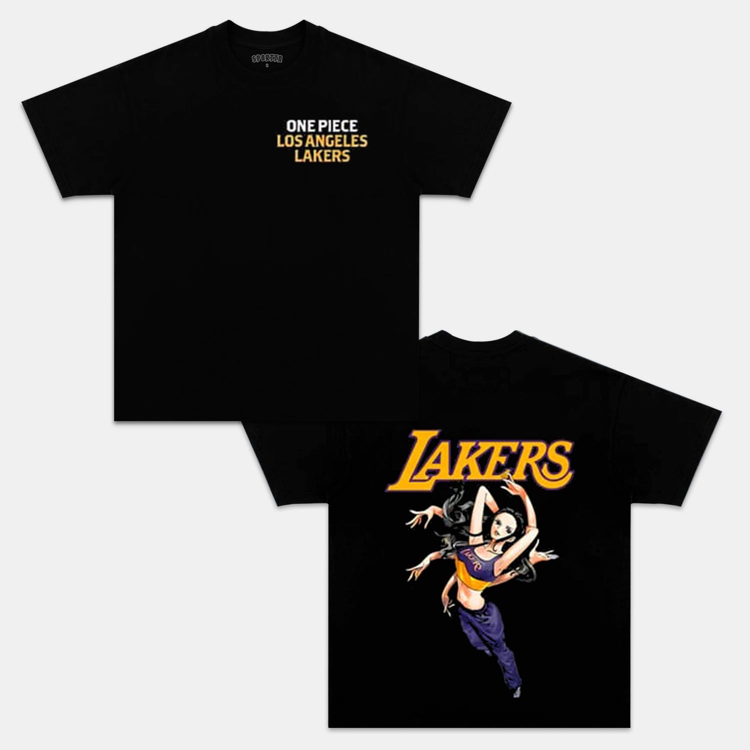 LOSANGELES LAKERS & ONE PIECE ROBIN TEE