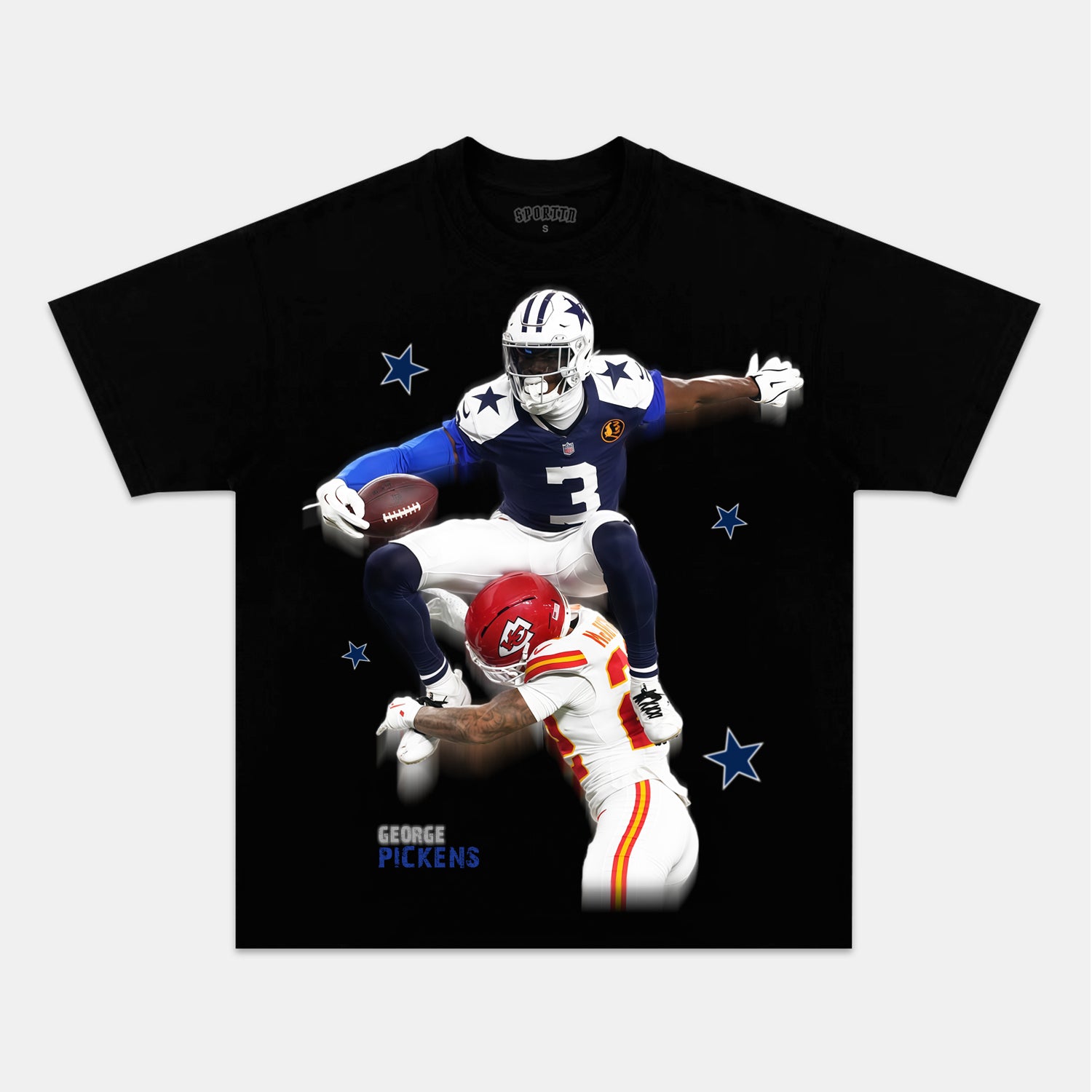 DALLAS COWBOYS & GEORGE PICKENS TEE