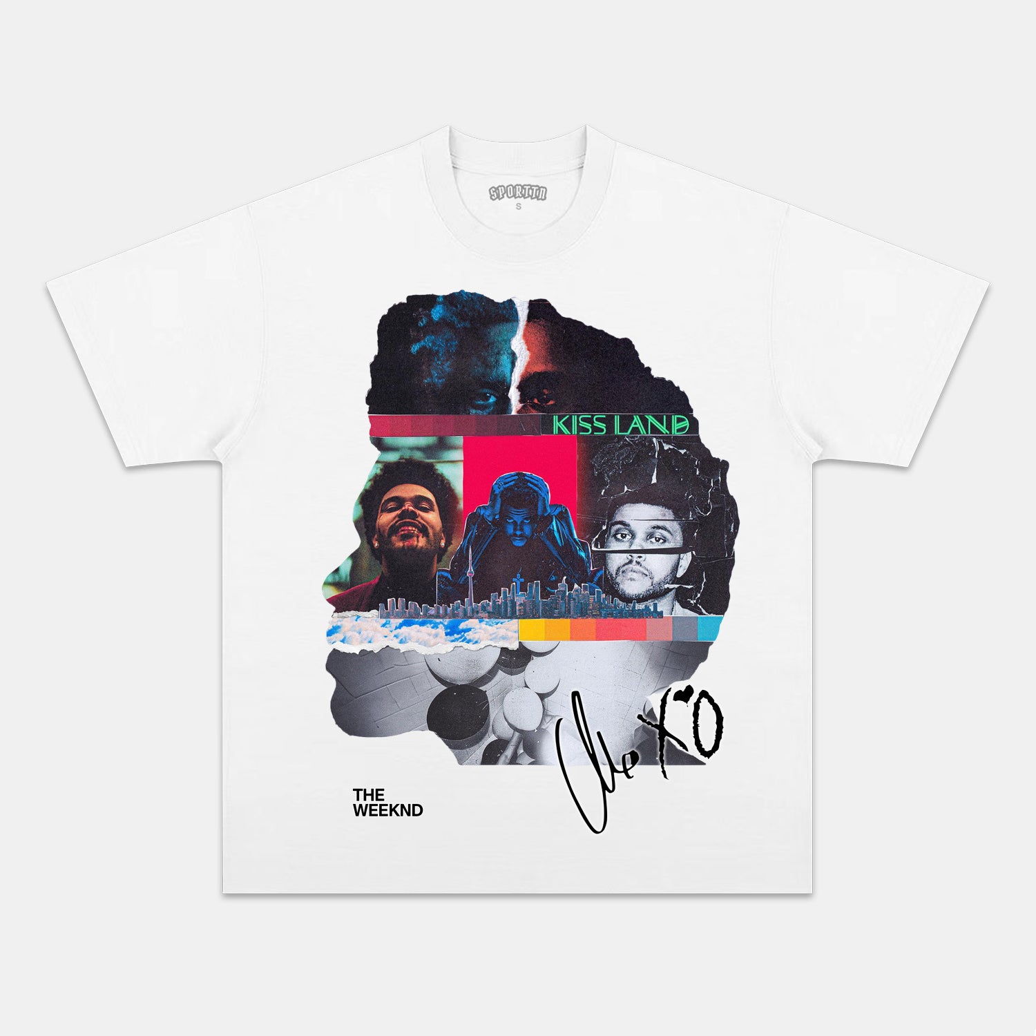 THE WEEKND & HEAD COLLAGE TEE