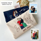 Couple Matched Custom Embroidered Sweatshirt