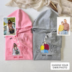 Anniversary LOVE Custom Embroidered Sweatshirt Gifts for parents