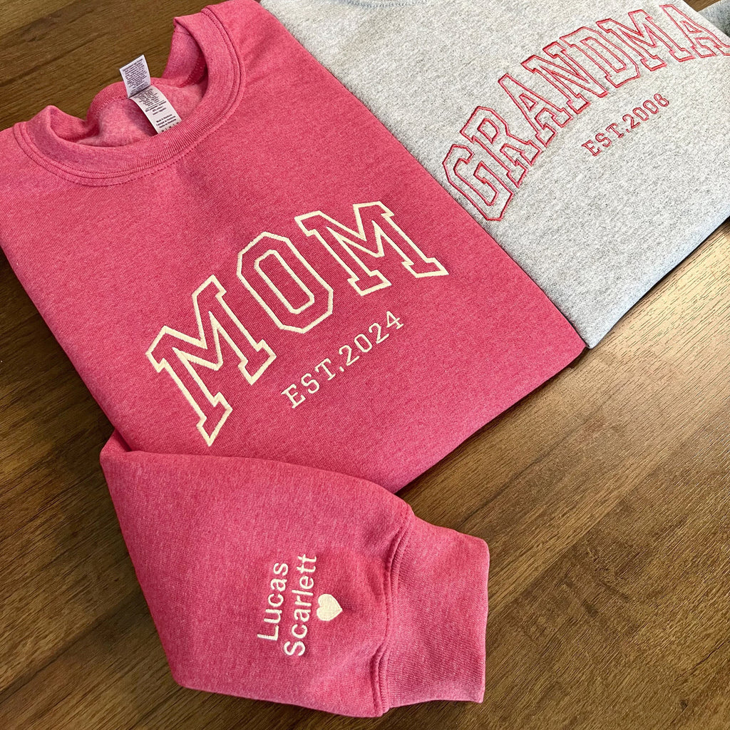 Personalized Mom Or Grandma Sweatshirt