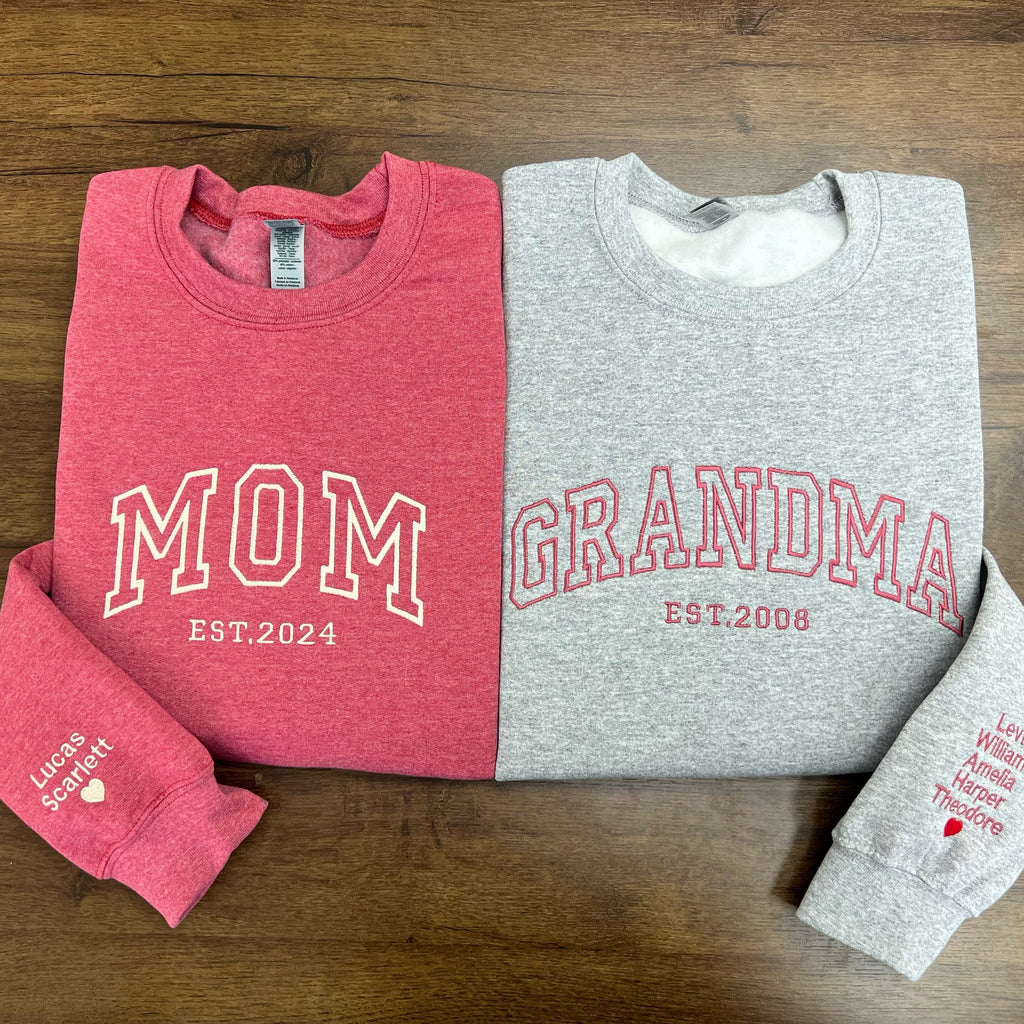 Personalized Mom Or Grandma Sweatshirt