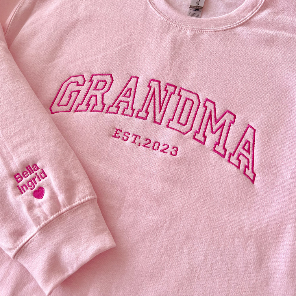 Personalized Mom Or Grandma Sweatshirt