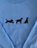 Lab with Ball Embroidered Sweatshirt