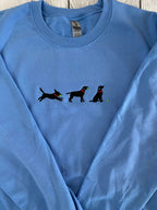 Lab with Ball Embroidered Sweatshirt