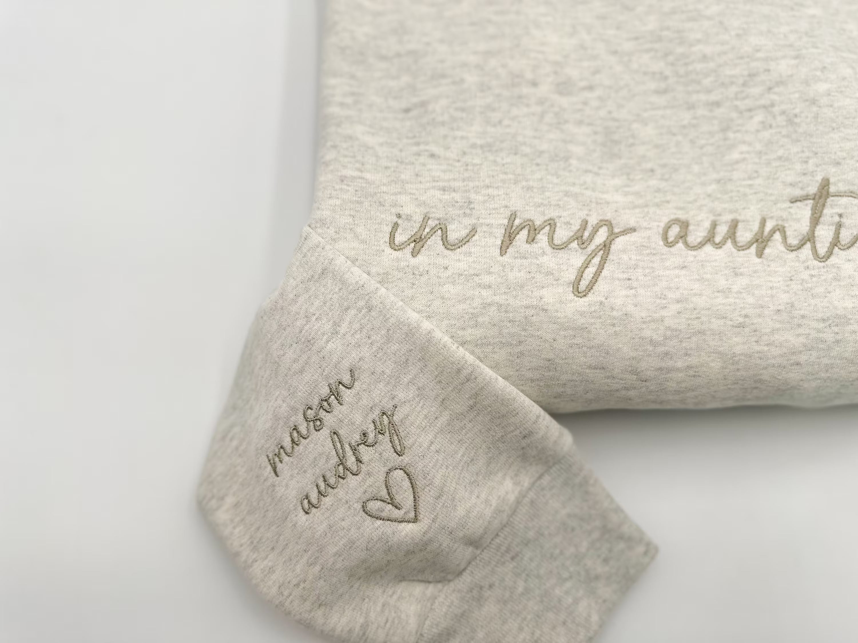 In My Auntie Era Embroidered Sweatshirt