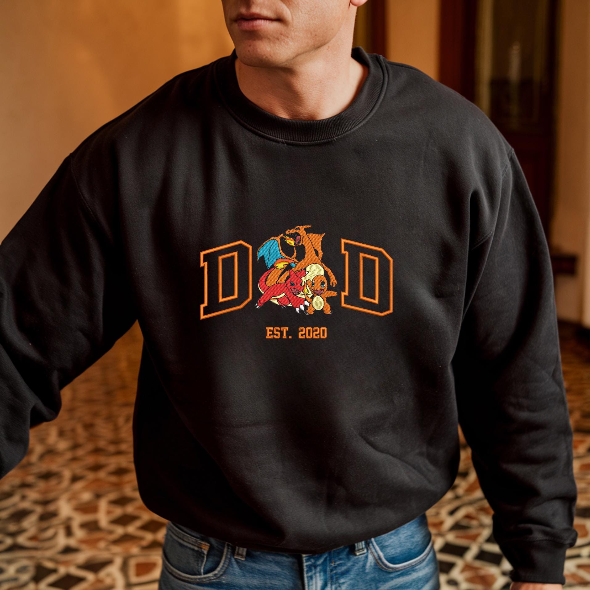 Custom PokaDad Embroidered Shirt