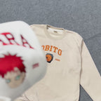 Naruto Character Embroidered Sweatshirt