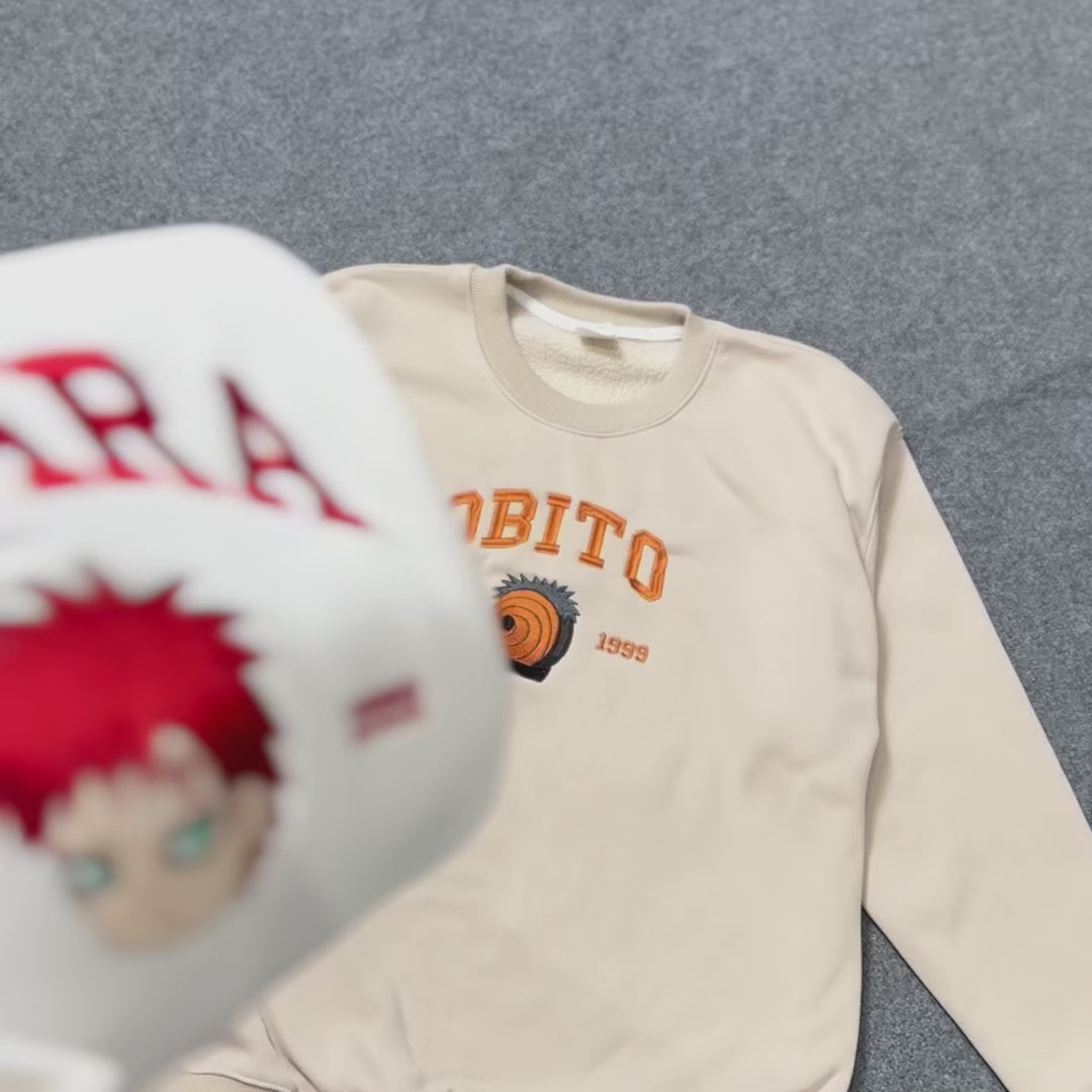 Naruto Character Embroidered Sweatshirt
